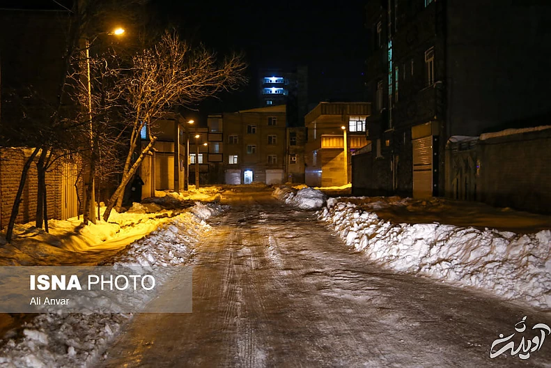 (تصاویر) اردبیل پس از ۱۰ روز بارش برف